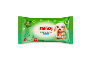 Серветки вологі Mimsy дитячі