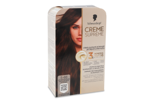 Крем-фарба для волосся Creme supreme №5-60 Schwarzkopf 1шт