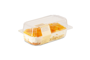 Пляцок Сирний з персиком