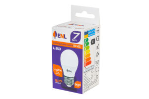 Лампа светодиодная LED 4100K 7W E27 G45 №G45Е277ENLN Enl 1шт