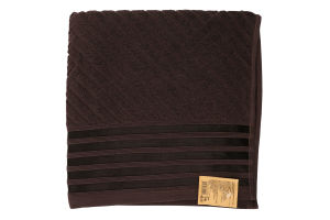 Рушник темно-шоколадний махровий 70*140см 500г/м2 GM Textile