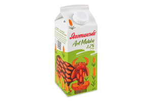 Молоко 3.2% пастеризованное Art moloko Яготинське т/п 750г