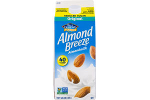 Blue Diamond Almonds Almond Breeze Almondmilk Original Reduced Sugar