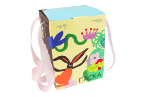 Паска з фісташковою начинкою та вишнею мараскіно Honey к/у 600г