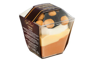 Морозиво 8% вершкове Маскарпоне та вершкове з какао з соусом Кремовий та Шоколад Профітроль Gel’Amo ст 150г