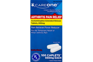 Ahold CareOne Arthritis Pain Relief/Fever Reducer - 100 CT