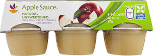 Ahold Apple Sauce Natural Unsweetened - 6 CT