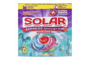 Капсули для прання Solar Universal Molecule