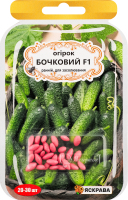 Насіння Огірок Бочковий F1 дражоване 20-30шт Яскрава