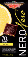 Шоколад чорний Novi з імбирем та лимоном