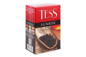 Чай Sunrise чорний крупнолистовий 80г Tess