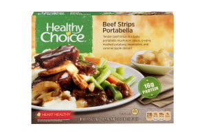 Healthy Choice Beef Strips Portabella