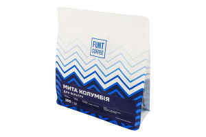 Кава натуральна смажена в зернах для фільтру Мита Колумбія Funt Coffee м/у 250г