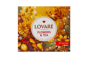 Набір чаїв Flowers&Tea Lovare к/у 60шт