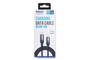 Кабель Brevia USB-Lightning black 1м 56100BCLC1