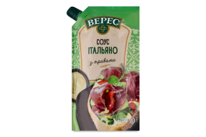 Соус майонезний з травами Італьяно нестерилізований Верес д/п 200г