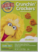 Earth's Best Crunchin' Crackers Cheddar
