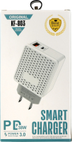 Пристрій зарядний USB Type-A+C 9*4,5*3см