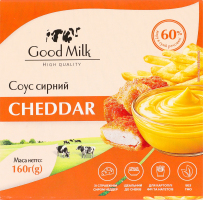 Соус 60% сирний Cheddar Good Milk лоток 160г