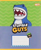Зошит Yes! Stumble Guys А5 коса лінія 12арк