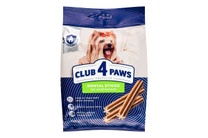 Палички жувальні д/собак малих порід Premium Dental Sticks 110г Club 4 Paws