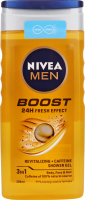 Гель д/душа Nivea MenBoost д/обл/тіла/волосся 3в1