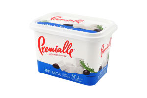 Сыр 45% мягкий Фелата Premialle п/у 500г