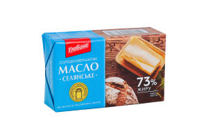 Масло 73% крестьянское сладкосливочное Глобино м/у 180г