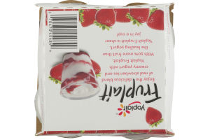 Yoplait Fruplait Low Fat Yogurt Strawberry - 4 CT