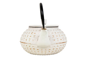 Чайник-заварник Eat&Drink чавун білий 1л