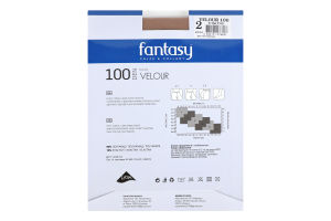 Колготки жіночі Fantasy Velour 100 visone р.2