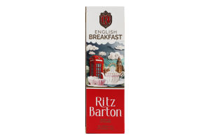 Чай чорний байховий Англійський сніданок Ritz Barton к/у 25х1.8г