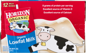 Horizon Organic Lowfat Milk - 12 CT