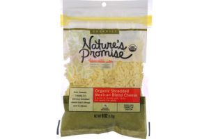 Nature's Promise Organics Organic Shredded Mexican Blend Cheese