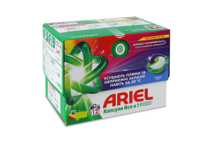 Капсули для прання Ariel Все в 1 для кольорового