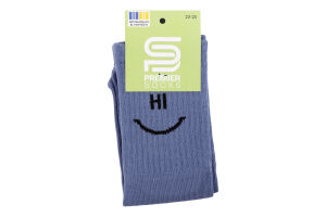 Шкарпетки підліт Premier socks Hi-Bye джинс р23-25