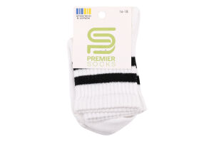 Шкарпетки Premier socks Економ вис мал білі р16-18