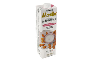 Напій мигдальний без цукру 1000мл т/п Мандор