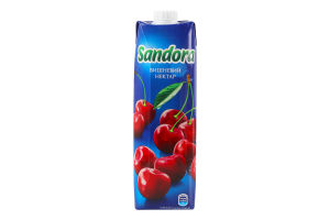 Нектар освітлений пастеризований вишневий Sandora т/п 950мл