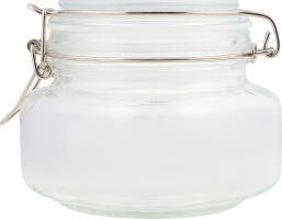 Банка д/зберігання 500мл скло з бугельним замком KYYW454
