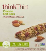 thinkThin Protein Nut Bars Original Roasted Almond - 5 CT