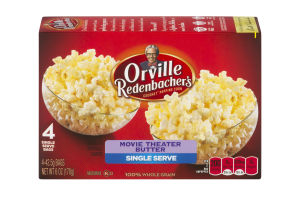 Orville Redenbacher's Single Serve Popcorn Movie Theater Butter - 4 CT