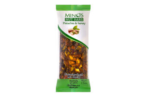 Батончик Pistachio&Honey Minos м/у 50г