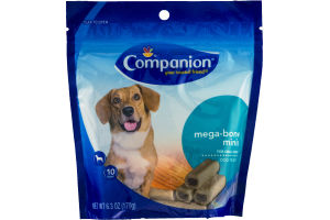 Companion Mega-Bone Minis for Small Dogs - 10 CT
