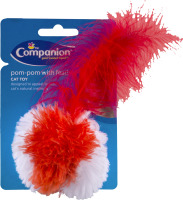 Companion Pom-Pom with Feather Cat Toy