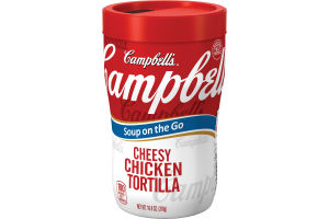 Campbell's Soup On The Go Cheesy Chicken Tortilla