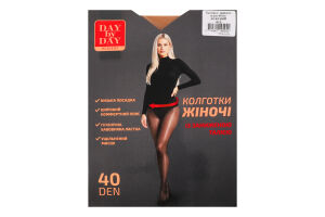 Колготи з зниженною талією бежеві 40ден р.4 Day by Day