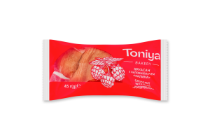 Круассан с наполнителем Малина Toniya м/у 45г