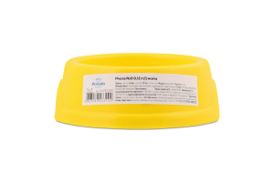 Миска д/котів та собак №0 120мл жовта Природа