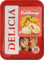 Печенье сдобное со вкусом манго DeliMango Delicia лоток 0.18кг